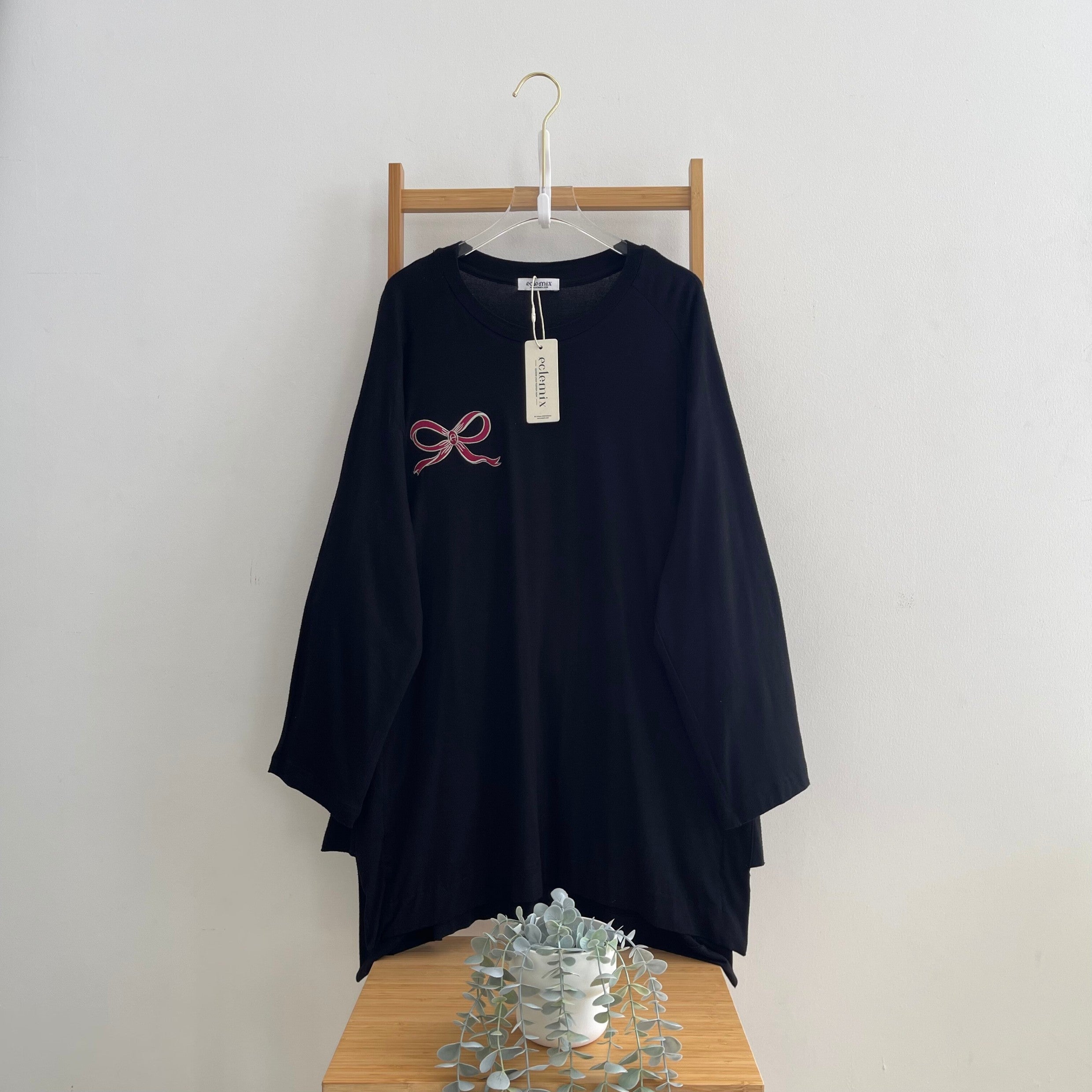 Image of Eclemix Top Casia | Atasan Wanita Kaos Lengan Panjang Daily Basic Loose